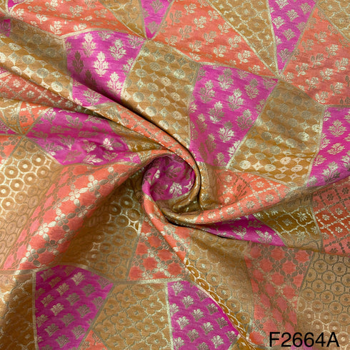 Silk Brocade Fabric-F2664
