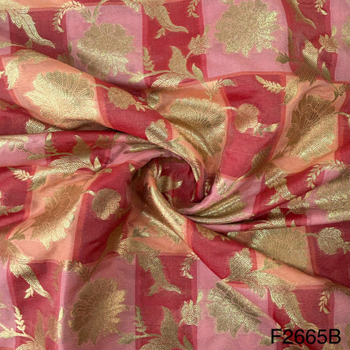Silk Brocade Fabric-F2665