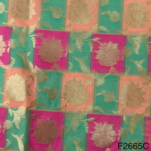Silk Brocade Fabric-F2665