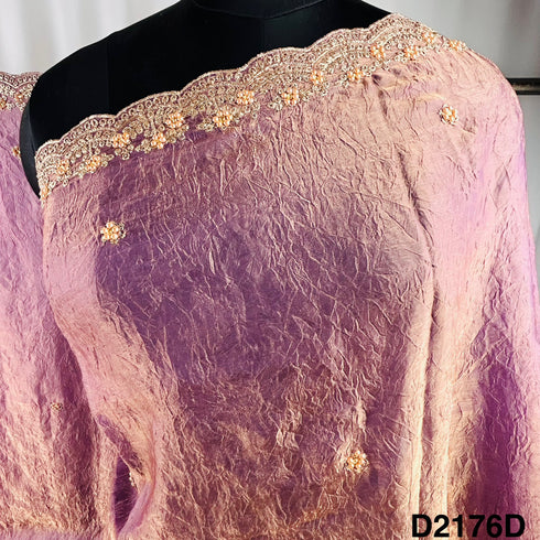 Zari Pearl Work Jimmy Choo Dupatta-D2176