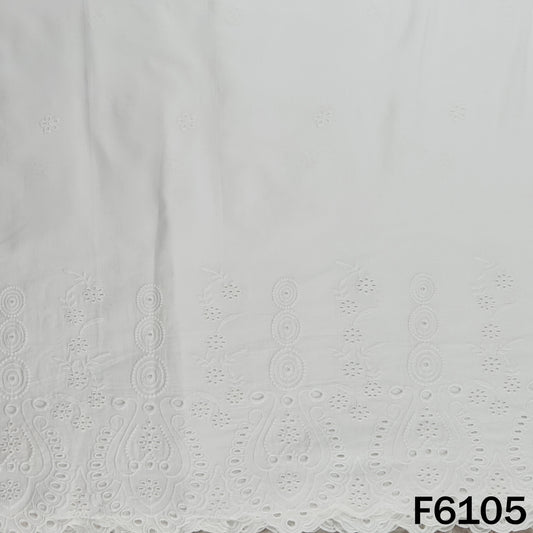 Chikankari Cotton Fabric - F6105