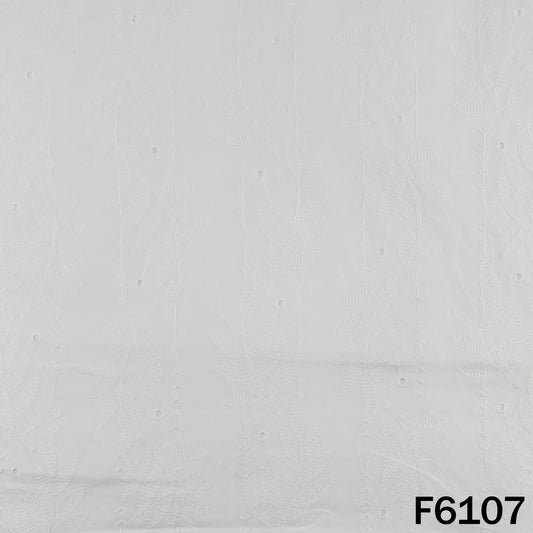 Chikankari Cotton Fabric - F6107