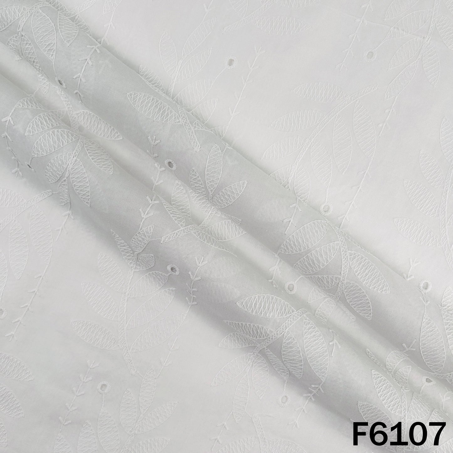 Chikankari Cotton Fabric - F6107