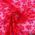 Thread Sequins Embroidered Net Fabric- F4554
