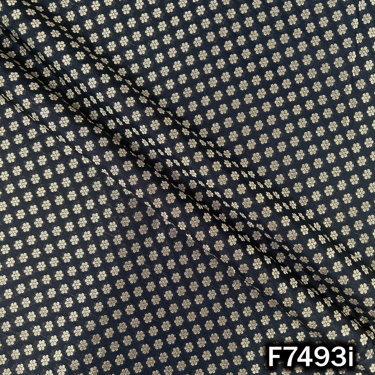 Zari Buti Brocade Fabric - F7493