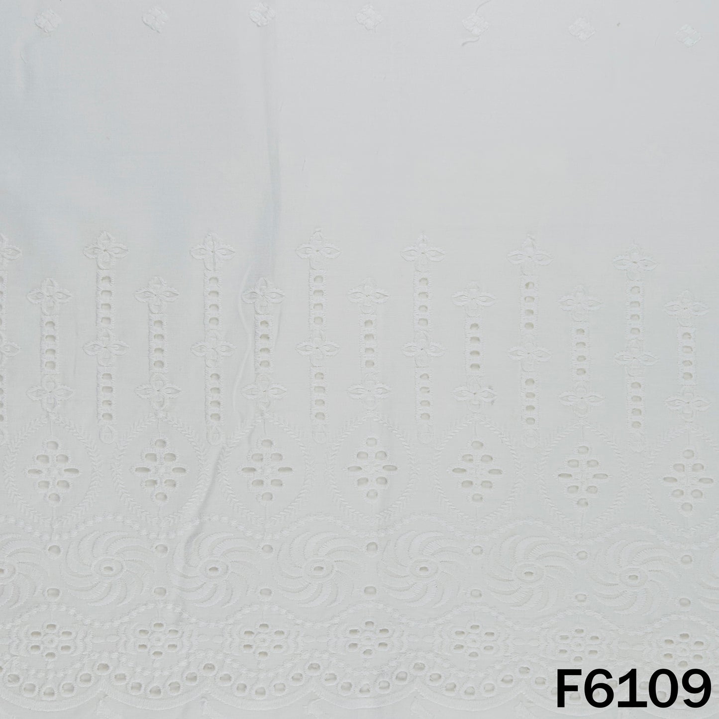 Chikankari Cotton Fabric - F6109