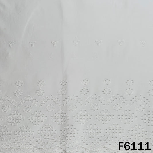 Chikankari Cotton Fabric - F6111