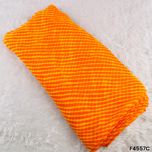 Leheriya Print Georgette Fabric- F4557