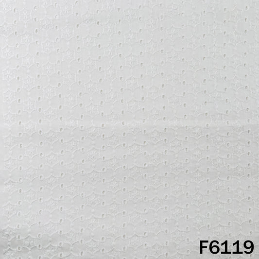 Chikankari Cotton Fabric - F6119