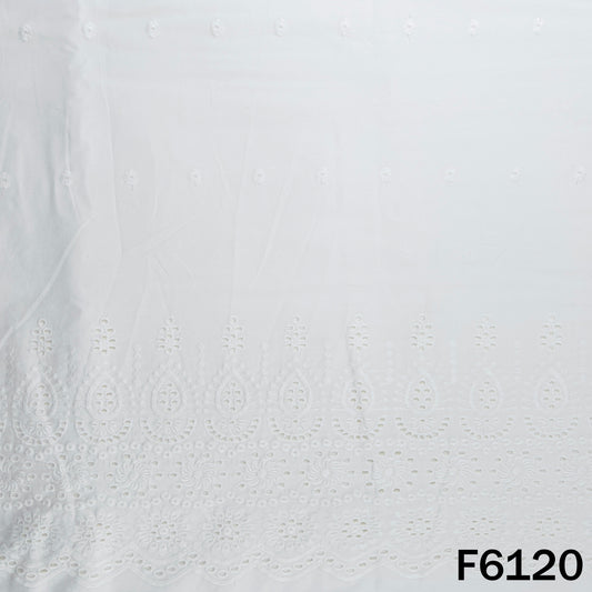 Chikankari Cotton Fabric - F6120