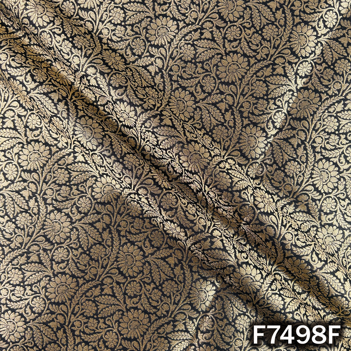 Banarasi Brocade Silk Fabric - F7498