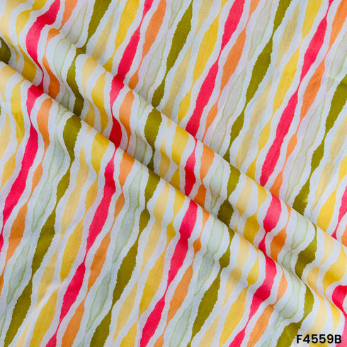 Digital Print Cambric Cotton Fabric- F4559