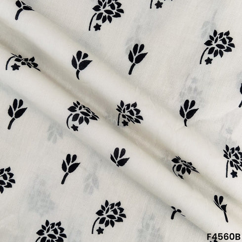 Digital Print Cambric Cotton Fabric- F4560