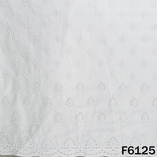 Chikankari Cotton Fabric - F6125