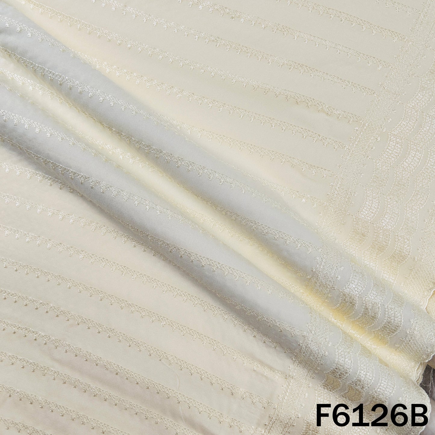 Thread Work Rayon Cotton Fabric - F6126