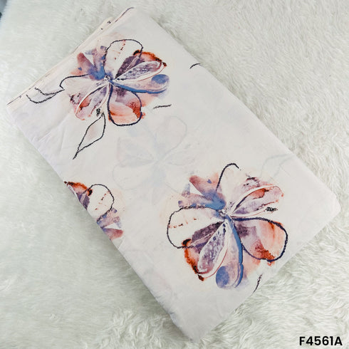 Digital Print Cambric Cotton Fabric- F4561