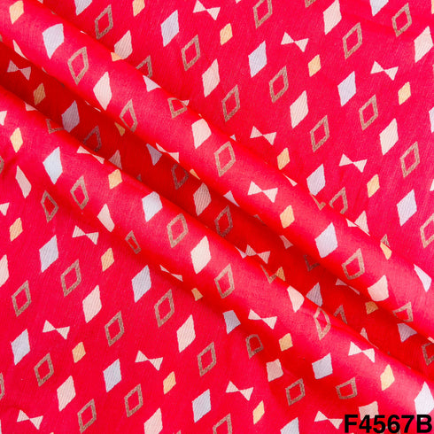 Digital Print Cambric Cotton Fabric- F4567