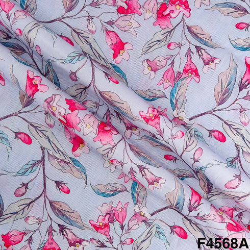 Digital Print Cambric Cotton Fabric- F4568
