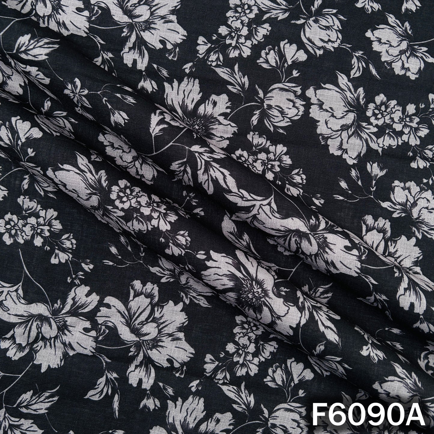 Printed Linen Cotton Fabric - F6090