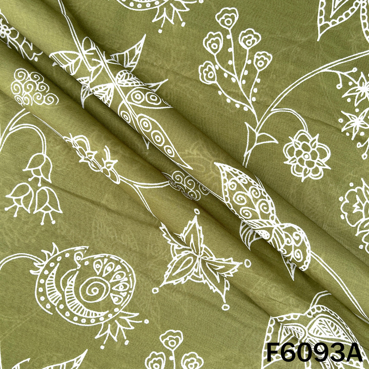Printed Mul Cotton Fabric - F6093
