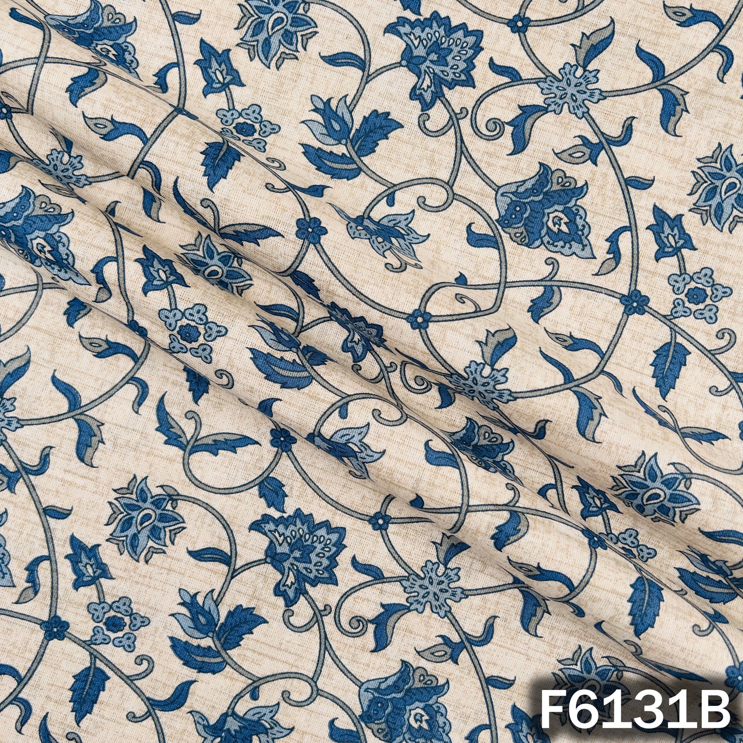 Block Print Handloom Cotton Fabric - F6131