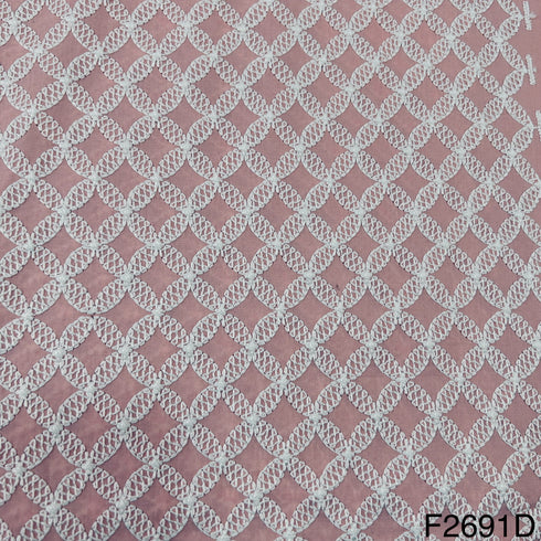 Chikankari Cotton Fabric-F2691