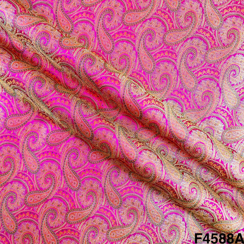 Self Jacquard Brocade Fabric- F4588