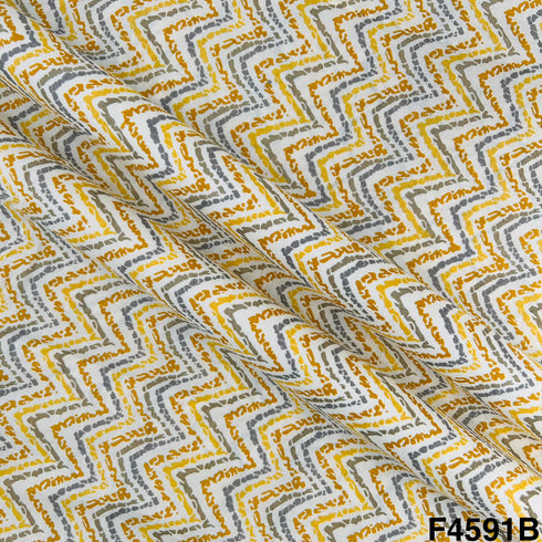 Printed Cambric Cotton Fabric- F4591