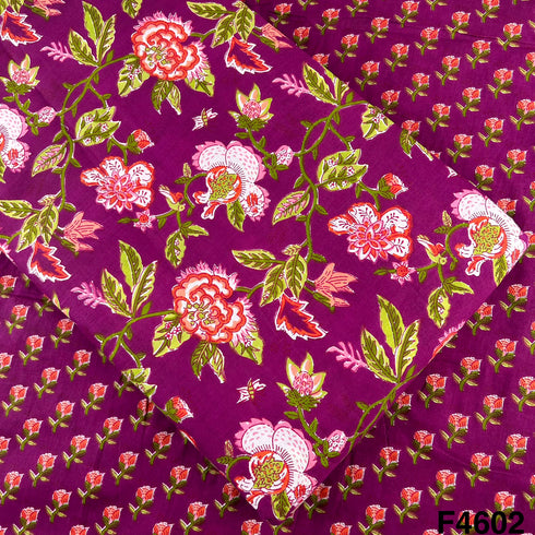 Printed Cambric Cotton Fabric- F4602