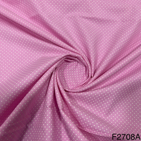 Polka Dot Cotton Fabric-F2708