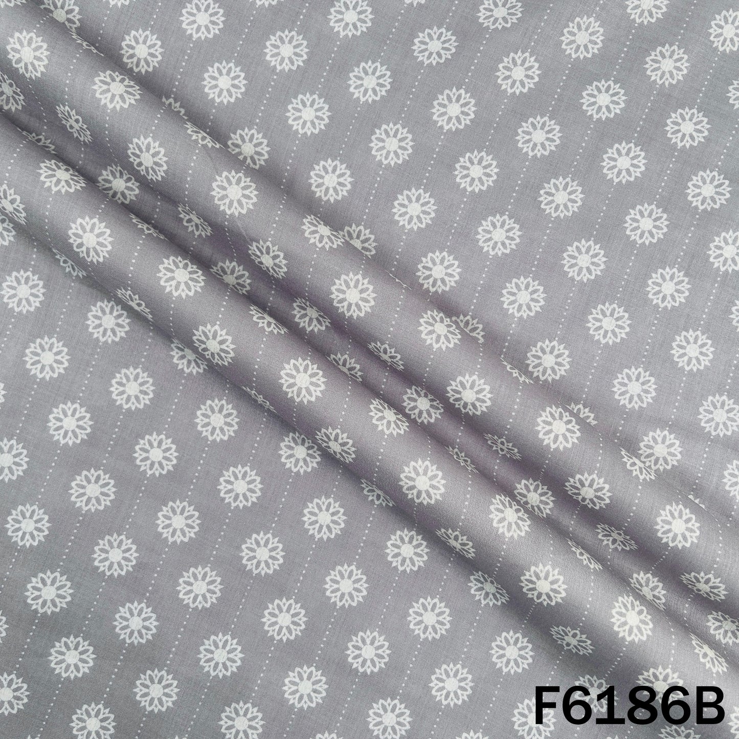 Digital Print Mul Cotton Fabric - F6186