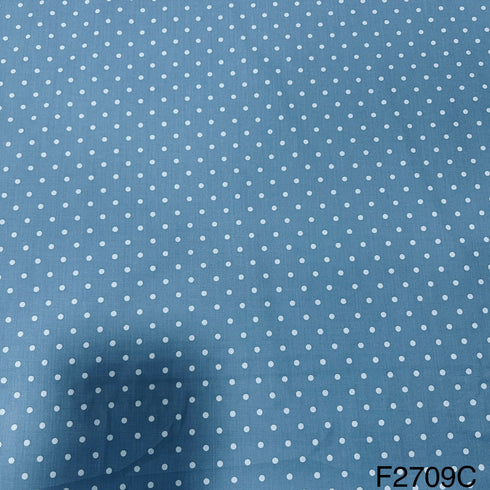 Polka Dot Cotton Fabric-F2709