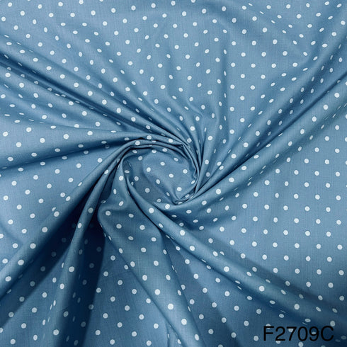 Polka Dot Cotton Fabric-F2709