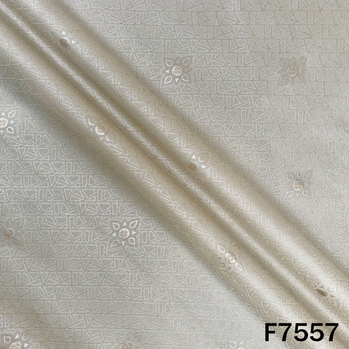 Dyeable Self Jacquard Tissue Fabric - F7557