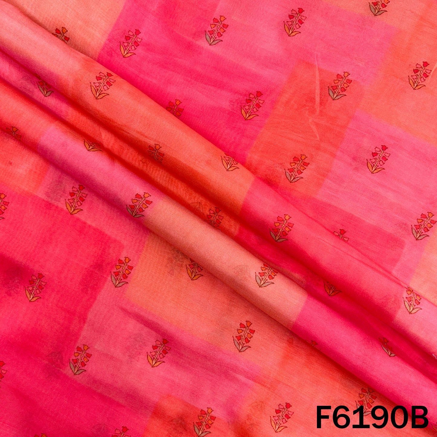 Digital Print Muslin Cotton Fabric - F6190