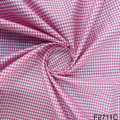 Check Cotton Fabric-F2711
