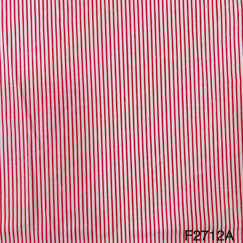 Stripes Printed Cotton Fabric-F2712
