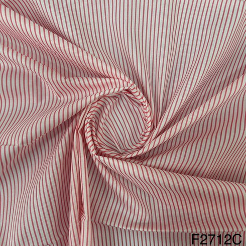 Stripes Printed Cotton Fabric-F2712