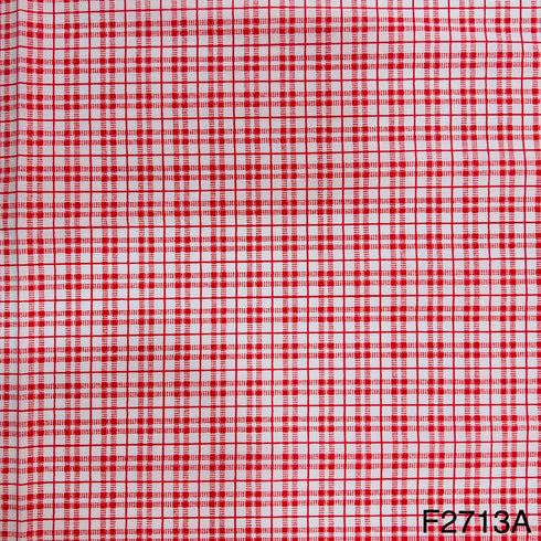 Check Cotton Fabric-F2713
