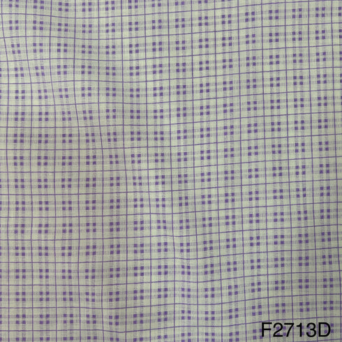 Check Cotton Fabric-F2713