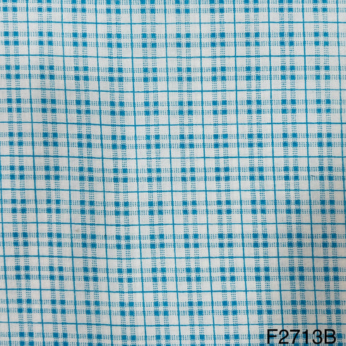 Check Cotton Fabric-F2713