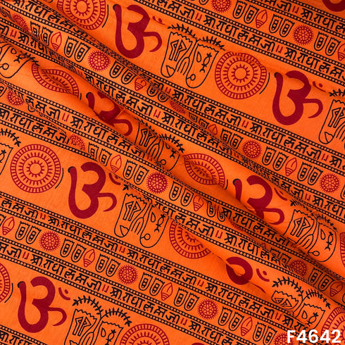 Printed Cotton Fabric- F4642