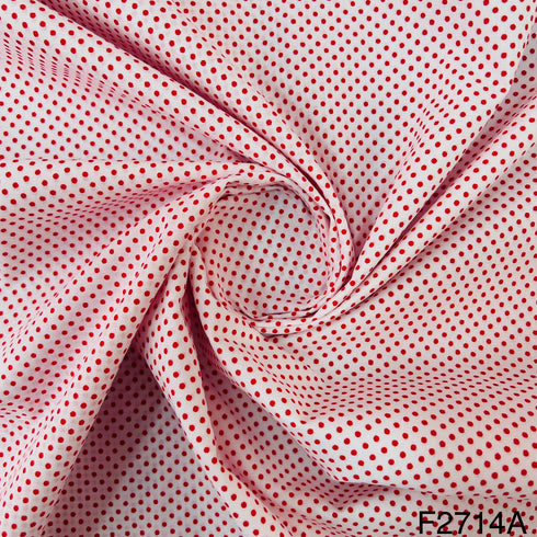 Polka Dot Cotton Fabric-F2714