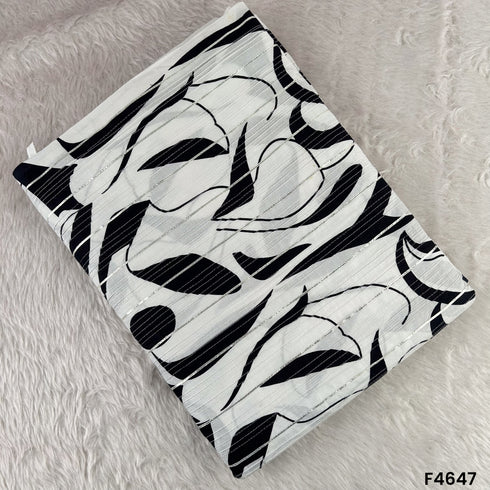 Printed Pintex Gotta Patti Cotton Fabric- F4647