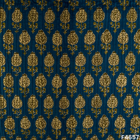 Printed Pintex Cotton Fabric- F4657