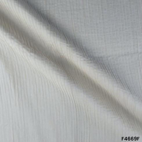 Plain Pintex Cotton Fabric- F4669