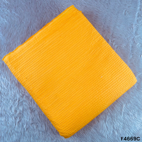 Plain Pintex Cotton Fabric- F4669