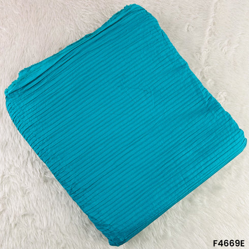 Plain Pintex Cotton Fabric- F4669