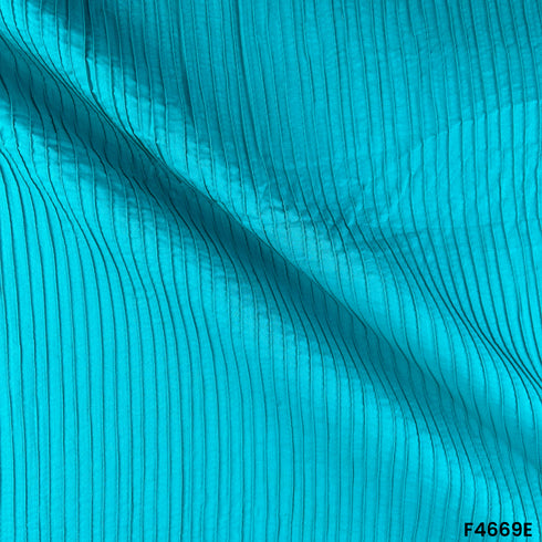 Plain Pintex Cotton Fabric- F4669