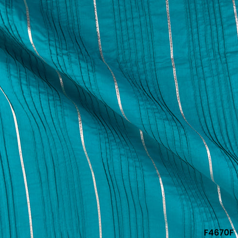 Pintex Gota Patti Cotton Fabric- F4670